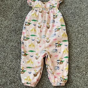 Baby boden one piece with arc animal print. Size 18-24 months